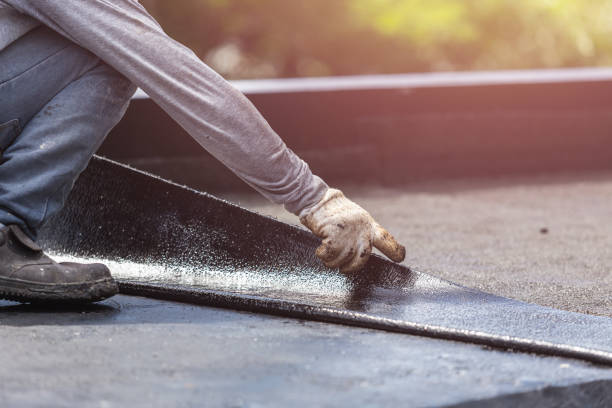 Professional Waterproofing technician working in Clarksville, MD